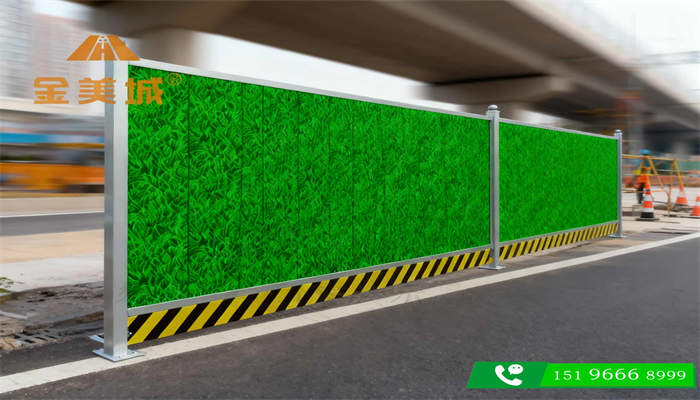 乐山大佛景区外围提升项目金美城围挡厂3.0米高施工围挡风貌协调做法