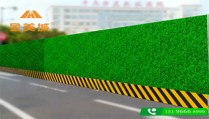 眉山东坡区城市更新2.5米高施工围挡与行道树避让设计说明